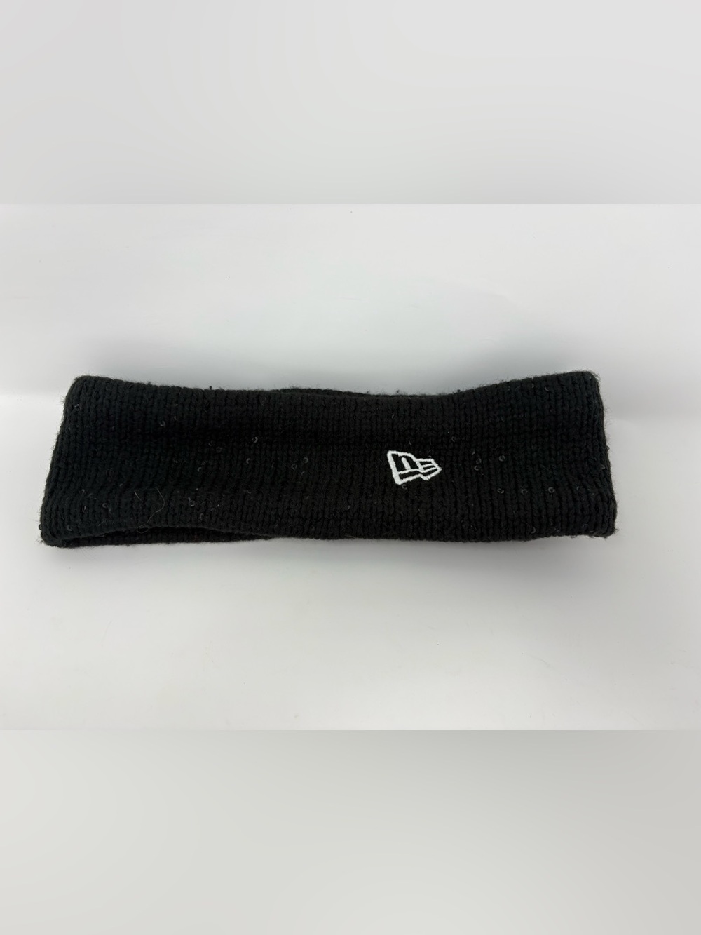 Supreme x New Era FW18 Sequin Arc Logo Headband Black - Picture 7 of 14